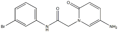 2-(5-amino-2-oxo-1,2-dihydropyridin-1-yl)-N-(3-bromophenyl)acetamide