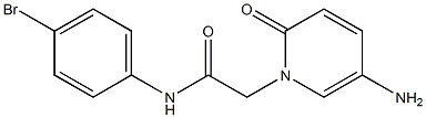 2-(5-amino-2-oxo-1,2-dihydropyridin-1-yl)-N-(4-bromophenyl)acetamide