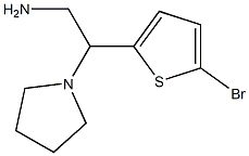 2-(5-bromothiophen-2-yl)-2-(pyrrolidin-1-yl)ethan-1-amine