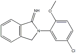 2-(5-chloro-2-methoxyphenyl)-2,3-dihydro-1H-isoindol-1-imine