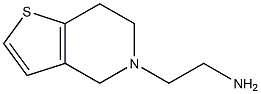 2-(6,7-dihydrothieno[3,2-c]pyridin-5(4H)-yl)ethanamine 化学構造式