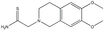  2-(6,7-dimethoxy-3,4-dihydroisoquinolin-2(1H)-yl)ethanethioamide