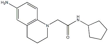 2-(6-amino-1,2,3,4-tetrahydroquinolin-1-yl)-N-cyclopentylacetamide