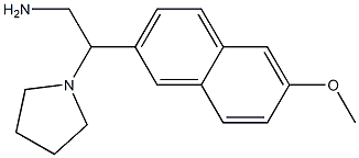 2-(6-methoxy-2-naphthyl)-2-pyrrolidin-1-ylethanamine