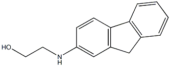 2-(9H-fluoren-2-ylamino)ethan-1-ol 结构式