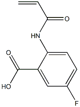 2-(acryloylamino)-5-fluorobenzoic acid Struktur