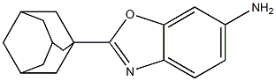 2-(adamantan-1-yl)-1,3-benzoxazol-6-amine 化学構造式