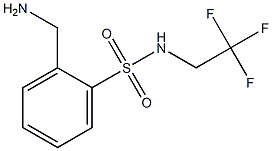 2-(aminomethyl)-N-(2,2,2-trifluoroethyl)benzenesulfonamide Structure