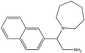 2-(azepan-1-yl)-2-(naphthalen-2-yl)ethan-1-amine 化学構造式