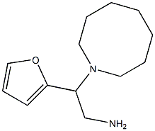 2-(azocan-1-yl)-2-(furan-2-yl)ethan-1-amine 结构式