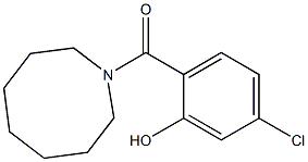 2-(azocan-1-ylcarbonyl)-5-chlorophenol 结构式