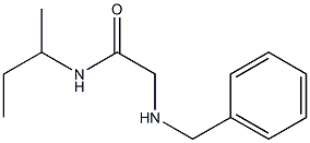 2-(benzylamino)-N-(butan-2-yl)acetamide 结构式