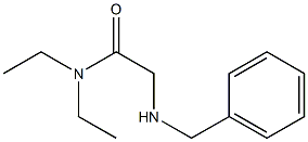 2-(benzylamino)-N,N-diethylacetamide Structure