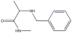 2-(benzylamino)-N-methylpropanamide Struktur