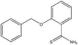 2-(benzyloxy)benzenecarbothioamide Struktur