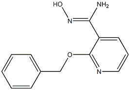 2-(benzyloxy)-N'-hydroxypyridine-3-carboximidamide Structure