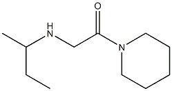 2-(butan-2-ylamino)-1-(piperidin-1-yl)ethan-1-one Struktur