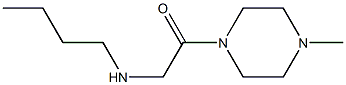 2-(butylamino)-1-(4-methylpiperazin-1-yl)ethan-1-one,,结构式