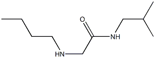 2-(butylamino)-N-(2-methylpropyl)acetamide,,结构式