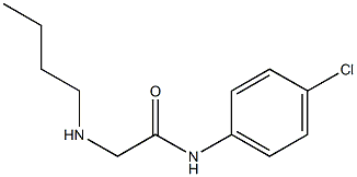 2-(butylamino)-N-(4-chlorophenyl)acetamide Struktur