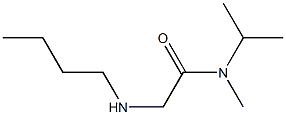 2-(butylamino)-N-methyl-N-(propan-2-yl)acetamide 结构式