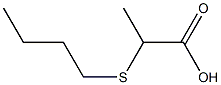 2-(butylthio)propanoic acid Structure