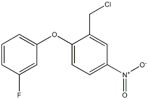2-(chloromethyl)-1-(3-fluorophenoxy)-4-nitrobenzene