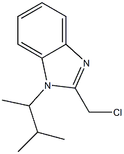 2-(chloromethyl)-1-(3-methylbutan-2-yl)-1H-1,3-benzodiazole Structure