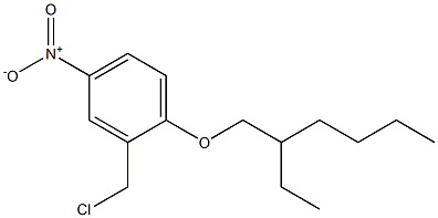 2-(chloromethyl)-1-[(2-ethylhexyl)oxy]-4-nitrobenzene Structure