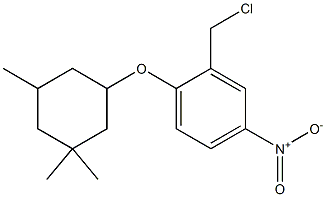  2-(chloromethyl)-4-nitro-1-[(3,3,5-trimethylcyclohexyl)oxy]benzene