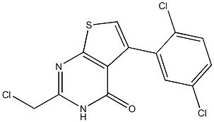 2-(chloromethyl)-5-(2,5-dichlorophenyl)-3H,4H-thieno[2,3-d]pyrimidin-4-one