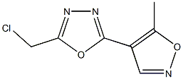 2-(chloromethyl)-5-(5-methylisoxazol-4-yl)-1,3,4-oxadiazole