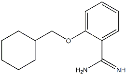 2-(cyclohexylmethoxy)benzenecarboximidamide,,结构式