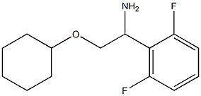 2-(cyclohexyloxy)-1-(2,6-difluorophenyl)ethanamine,,结构式