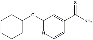 2-(cyclohexyloxy)pyridine-4-carbothioamide|