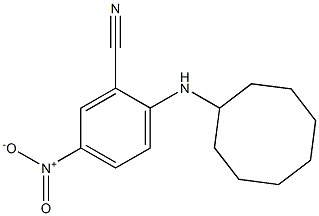 2-(cyclooctylamino)-5-nitrobenzonitrile Structure