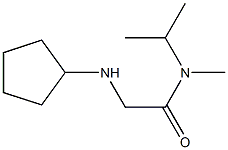 2-(cyclopentylamino)-N-methyl-N-(propan-2-yl)acetamide