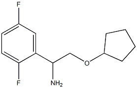 2-(cyclopentyloxy)-1-(2,5-difluorophenyl)ethanamine 结构式