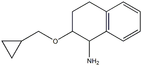 2-(cyclopropylmethoxy)-1,2,3,4-tetrahydronaphthalen-1-amine Structure