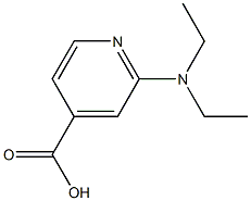2-(diethylamino)pyridine-4-carboxylic acid 化学構造式