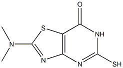  2-(dimethylamino)-5-mercapto[1,3]thiazolo[4,5-d]pyrimidin-7(6H)-one