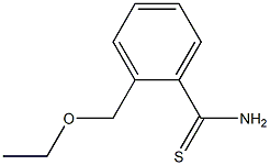 2-(ethoxymethyl)benzenecarbothioamide Structure