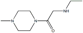 2-(ethylamino)-1-(4-methylpiperazin-1-yl)ethan-1-one Structure