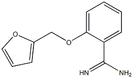 2-(furan-2-ylmethoxy)benzene-1-carboximidamide Structure