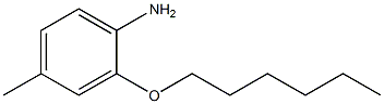 2-(hexyloxy)-4-methylaniline Struktur