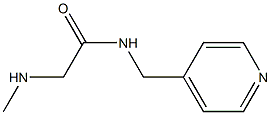 2-(methylamino)-N-(pyridin-4-ylmethyl)acetamide|