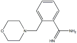 2-(morpholin-4-ylmethyl)benzenecarboximidamide Structure