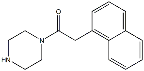 2-(naphthalen-1-yl)-1-(piperazin-1-yl)ethan-1-one Struktur