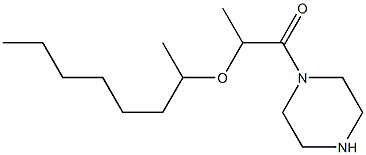 2-(octan-2-yloxy)-1-(piperazin-1-yl)propan-1-one|