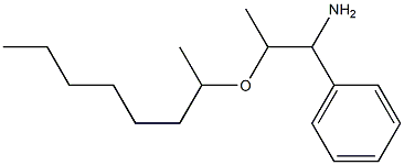 2-(octan-2-yloxy)-1-phenylpropan-1-amine Structure